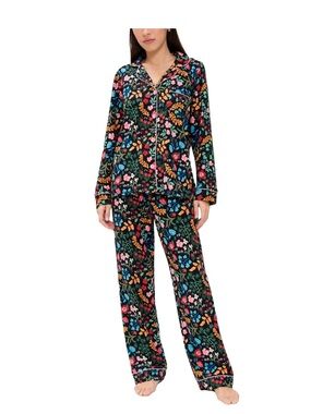 BedHead Winter Blooms Long Sleeve Classic Stretch Jersey PJ Set NWT Size S